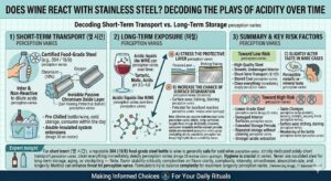 Does Wine React with Stainless Steel