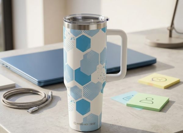 Custom 40oz Tumbler with Handle (1)