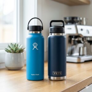 title.Hydro Flask vs Yeti insulated water bottles comparison