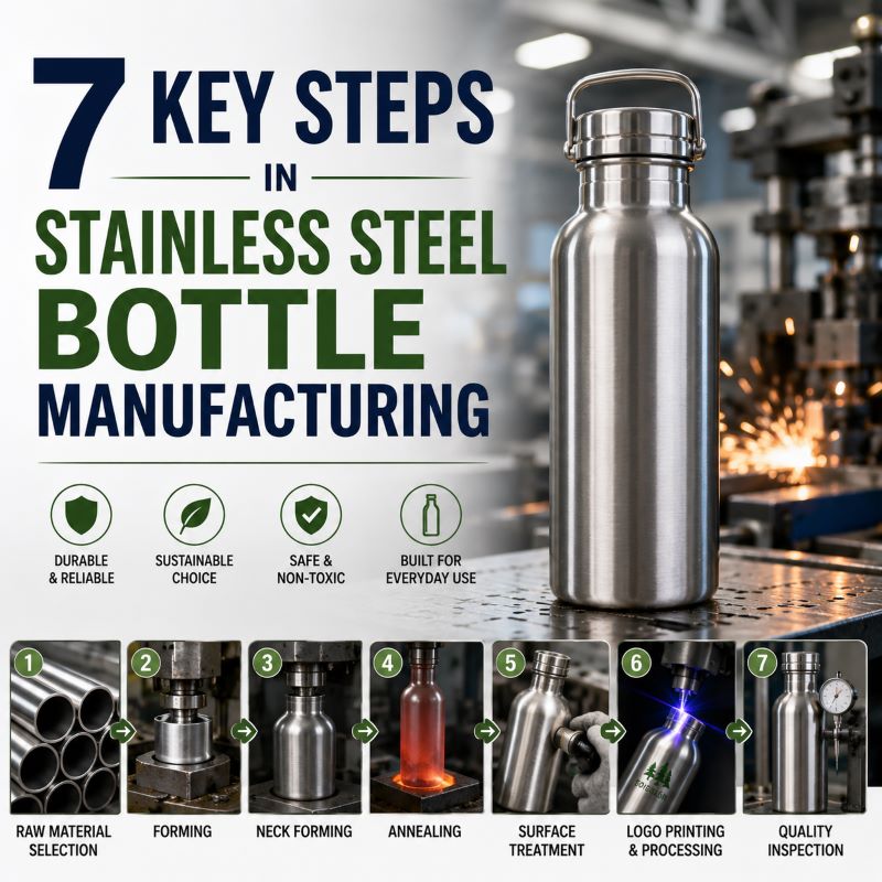 7 Key Steps in Stainless Steel Bottle Manufacturing