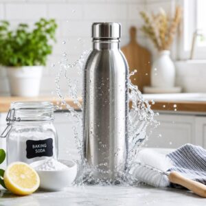 Clean Stainless Steel Water Bottles in 5 Simple Steps