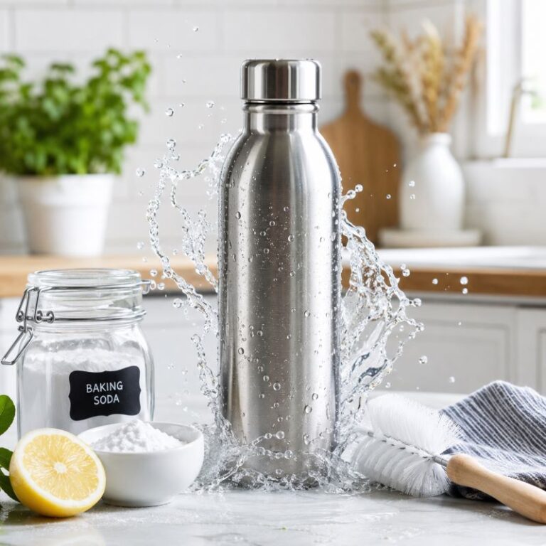 Clean Stainless Steel Water Bottles in 5 Simple Steps