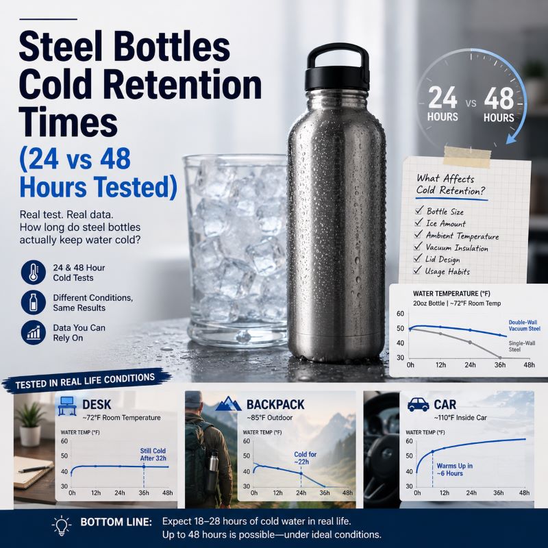 Steel Bottles Cold Retention Times (24 vs 48 Hours Tested)