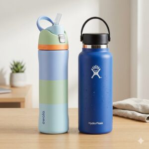 title Owala vs Hydro Flask water bottle comparison