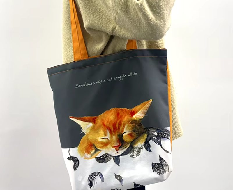 ​Custom Logo Canvas Bag Tote Plain Organic Reusable Cotton