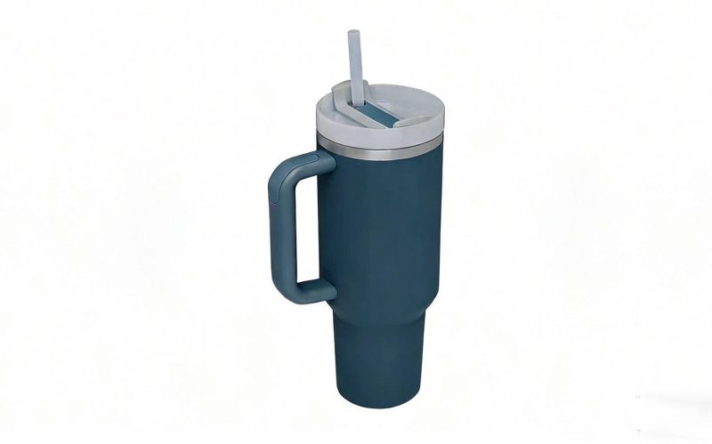 insulated water bottle with straw