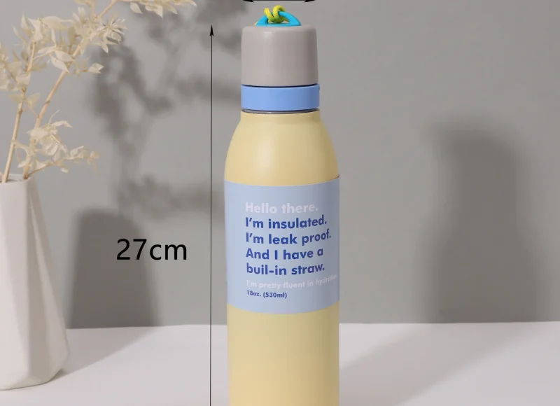 custom foggy tide owala water bottle with blue logo print